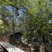 Private creekside birthday party venue in Boulder at The Riverside, with farm-to-table dining and a full bar on Boulder Creek